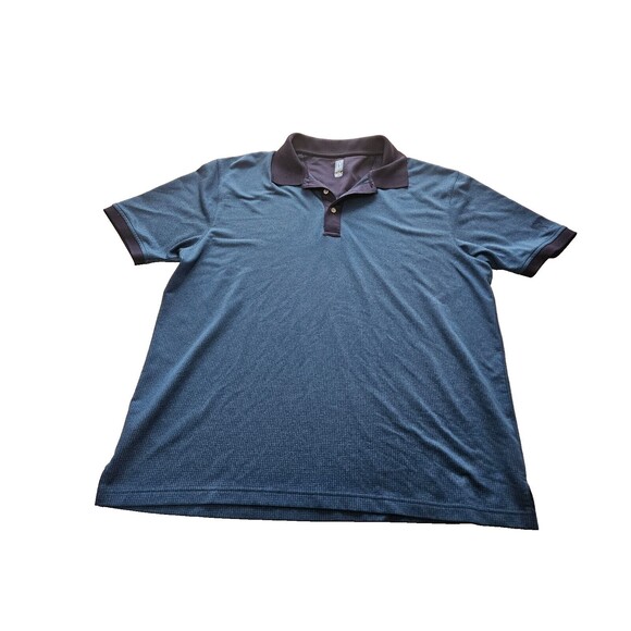 PGA TOUR Golf Men's Golf Blue Short Sleeve Collared Polo Shirt Size XXL - Picture 1 of 7